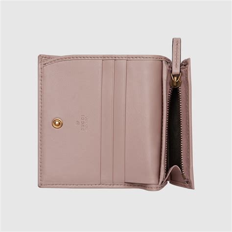 dusty pink gucci wallet|GG Marmont wallet in dusty pink .